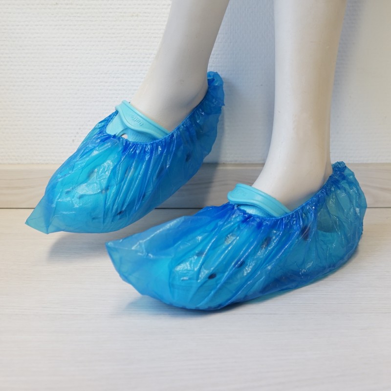 OP-Überschuhe, blau PVC-frei 15 x 41 cm (100 Stück)