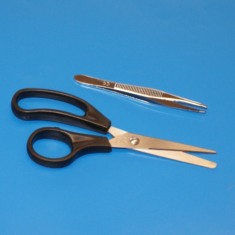 Set Schere-Pinzette steril (25 Stück)