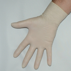 Latex Handschuhe puderfrei unsteril mittel (100 Stück) 